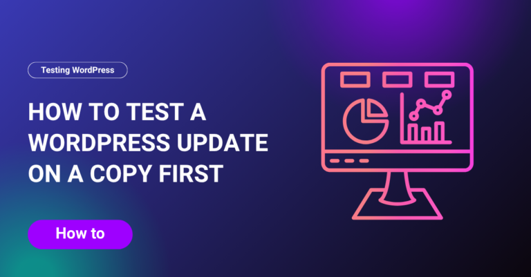 How to Test a WordPress Update on a Copy First