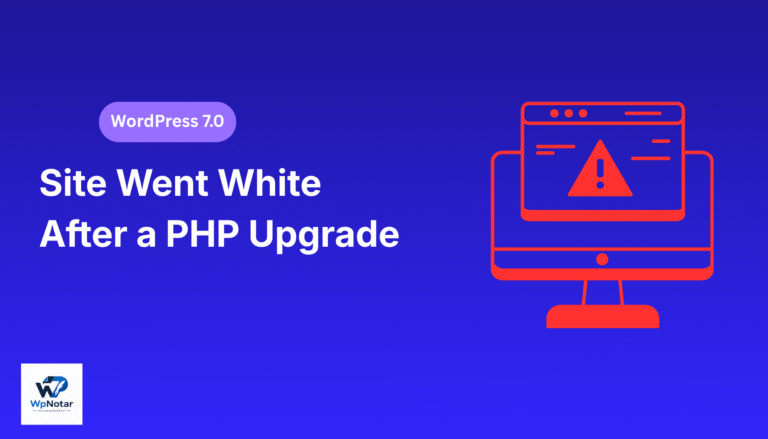 Site Went White After a PHP Upgrade